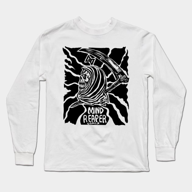 Reaper Ripper Logo Long Sleeve T-Shirt by Mind Reaper